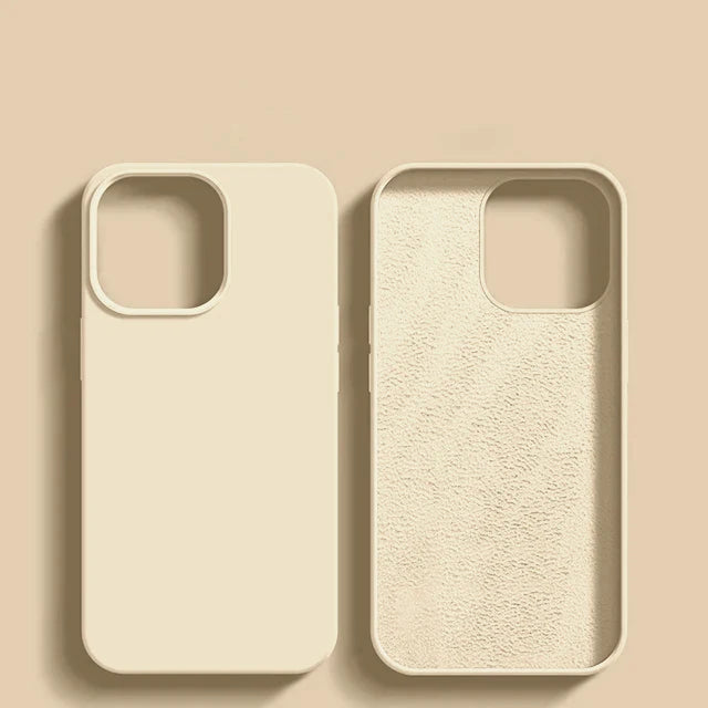 Original Liquid Silicone Case For iPhone 15 13 14 12 11 16 Pro Max Cover For iPhone 16 15 Plus Shockproof Case Phone Accessories